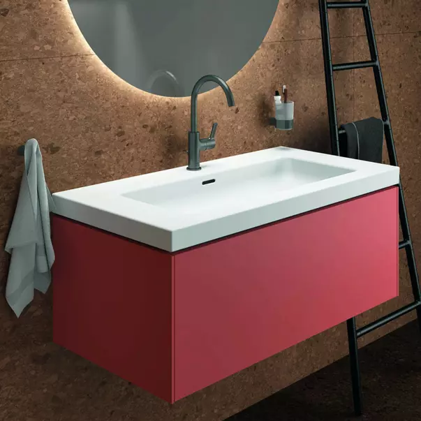 Lavoar pe mobilier Ideal Standard Atelier Extra alb lucios 121 cm [5]
