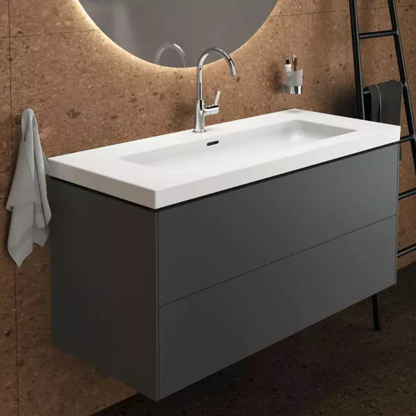 Lavoar pe mobilier Ideal Standard Atelier Extra alb mat 121 cm [4]