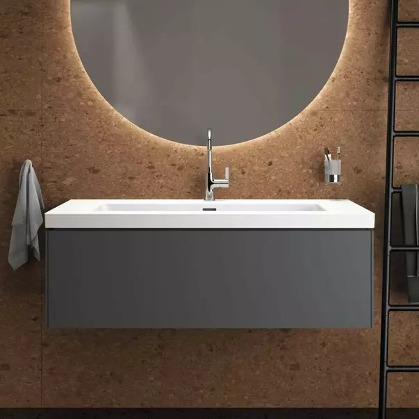 Lavoar pe mobilier Ideal Standard Atelier Extra alb mat 121 cm [6]