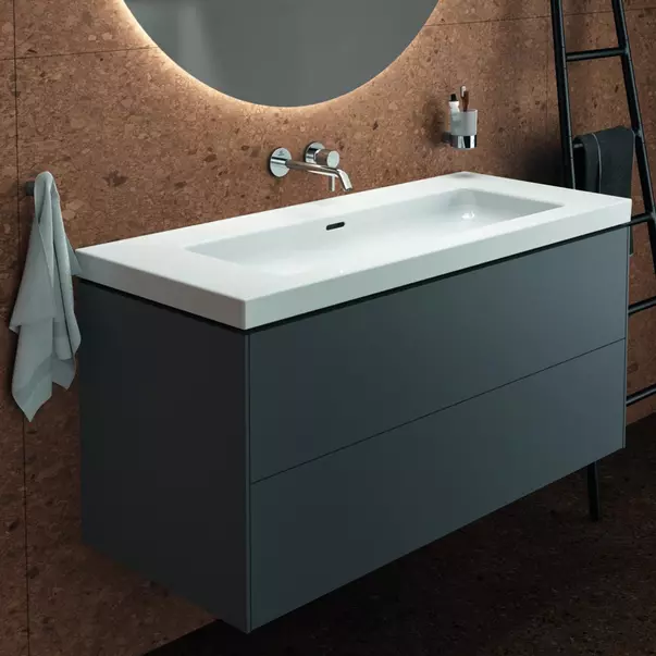 Lavoare - Lavoar pe mobilier Ideal Standard Atelier Extra alb lucios cu orificiu preaplin 121 cm