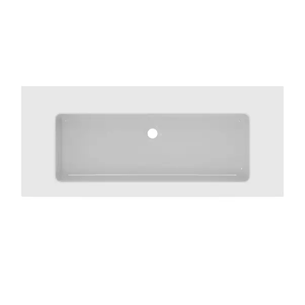 Lavoar pe mobilier Ideal Standard Atelier Extra alb lucios cu orificiu preaplin 121 cm [9]