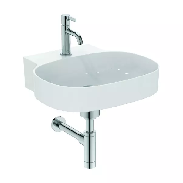 Lavoar suspendat Ideal Standard Atelier Linda-X alb lucios cu orificiu baterie 50 cm [7]