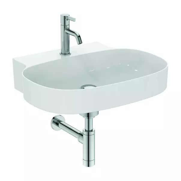 Lavoar suspendat Ideal Standard Atelier Linda-X cu orificiu baterie 60 cm alb lucios [8]
