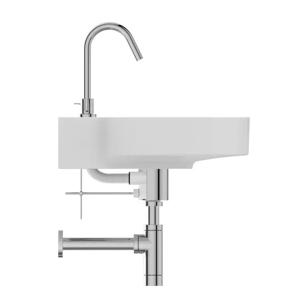 Lavoar suspendat Ideal Standard Atelier Linda-X cu 3 orificii baterie alb lucios 75 cm [8]