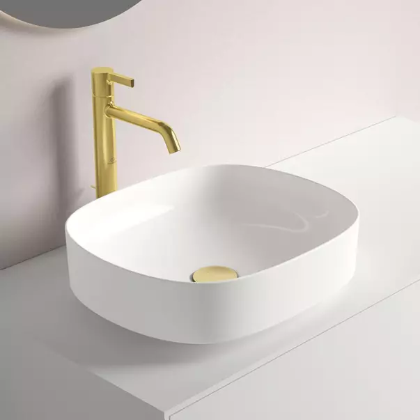 Lavoare - Lavoar pe blat Ideal Standard Atelier Linda-X alb lucios 45 cm