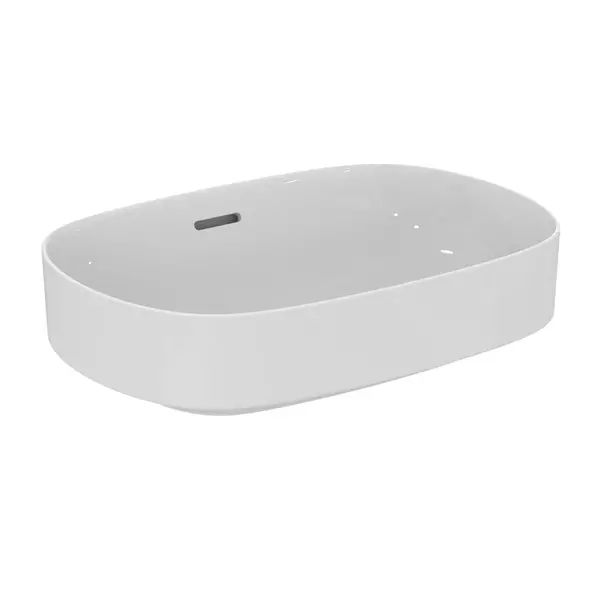Lavoare - Lavoar pe blat Ideal Standard Atelier Linda-X alb lucios 55 cm cu orificiu preaplin