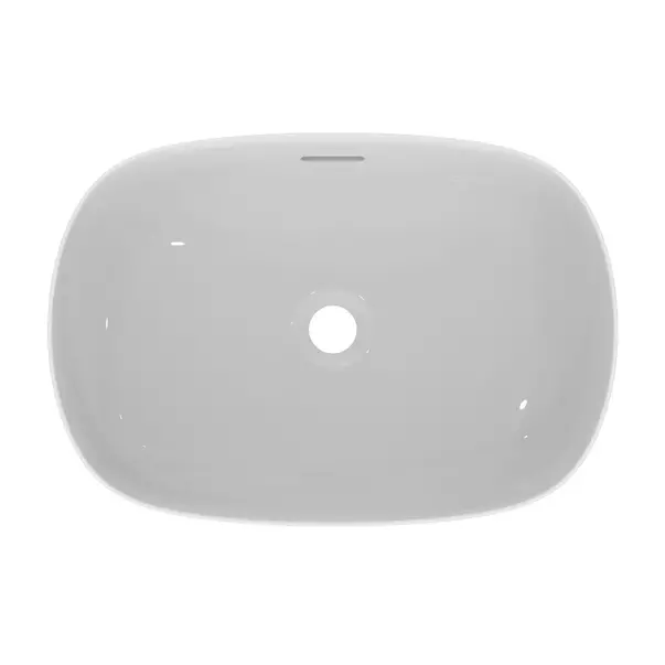 Lavoar pe blat Ideal Standard Atelier Linda-X alb lucios 55 cm cu orificiu preaplin [11]