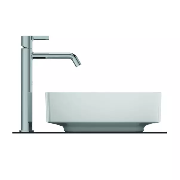 Lavoar pe blat Ideal Standard Atelier Linda-X alb lucios 55 cm cu orificiu preaplin [9]