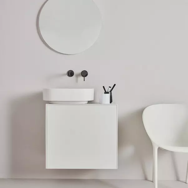 Lavoar pe blat Ideal Standard Atelier Linda-X alb lucios 55 cm [3]