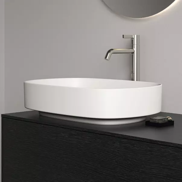 Lavoar pe blat Ideal Standard Atelier Linda-X alb mat 55 cm [7]