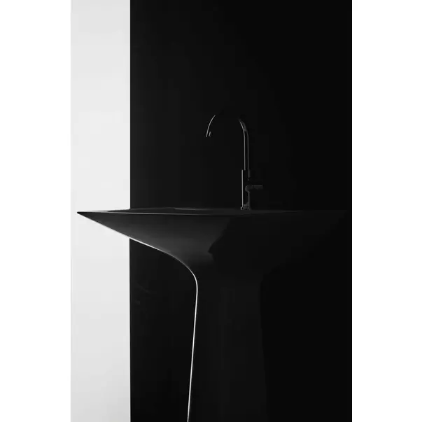 Lavoar freestanding Ideal Standard Atelier Tipo-Z negru lucios 74 cm [4]