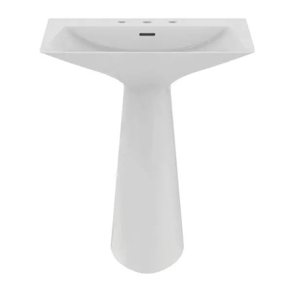 Lavoar freestanding Ideal Standard Atelier Tipo-Z alb lucios 74 cm cu 3 orificii baterie [8]
