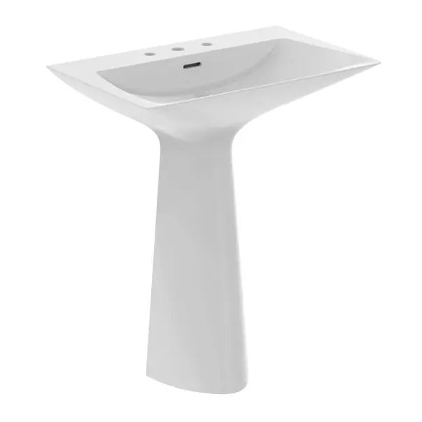 Lavoare stative - Lavoar freestanding Ideal Standard Atelier Tipo-Z alb mat 74 cm cu 3 orificii baterie