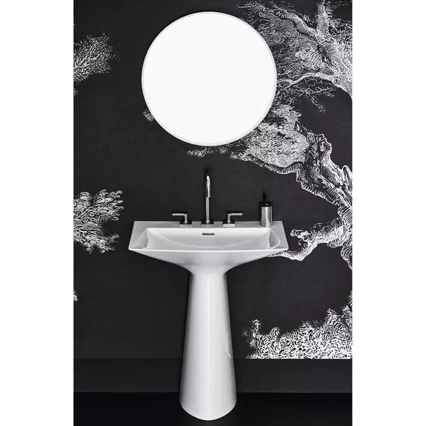 Lavoar freestanding Ideal Standard Atelier Tipo-Z negru lucios 74 cm cu 3 orificii baterie [5]