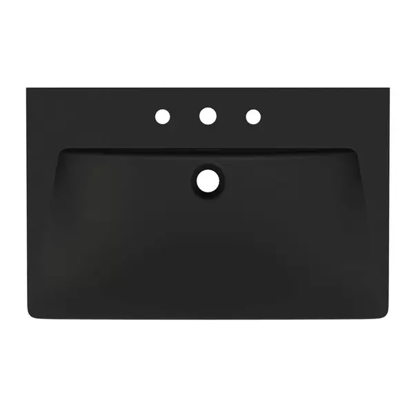 Lavoar freestanding Ideal Standard Atelier Tipo-Z negru mat 74 cm cu 3 orificii baterie [11]