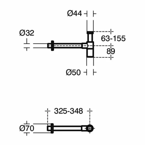 Sifon estetic pentru lavoar Ideal Standard Atelier Multisuite auriu periat [4]