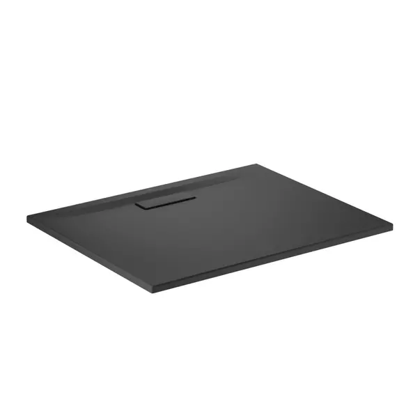 Cabine de dus dreptunghiulare - Cadita de dus dreptunghiulara Ideal Standard Ultra Flat New negru mat 100x80 cm