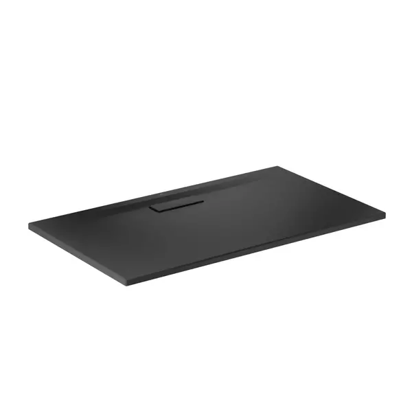 Cadita de dus dreptunghiulara Ideal Standard Ultra Flat New negru mat 120x70 cm [2]