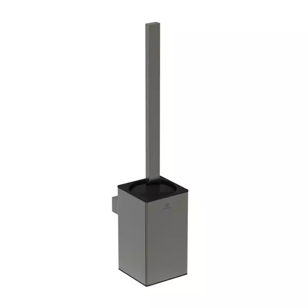 Accesorii toaleta - Perie WC Ideal Standard Atelier Conca design patrat gri Magnetic Grey