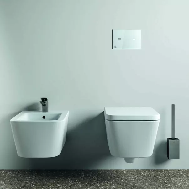 Perie WC Ideal Standard Atelier Conca design patrat gri Magnetic Grey [3]