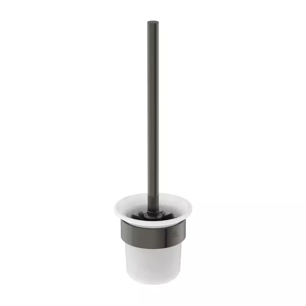 Accesorii toaleta - Perie WC Ideal Standard Atelier Conca design rotund gri Magnetic Grey