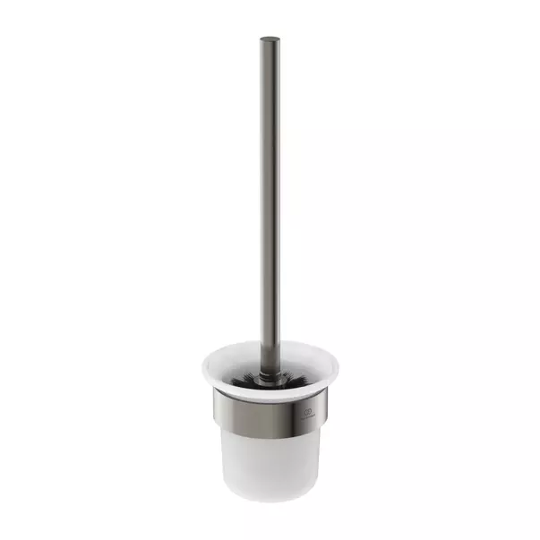Accesorii toaleta - Perie WC Ideal Standard Atelier Conca design rotund argintiu Silver Storm