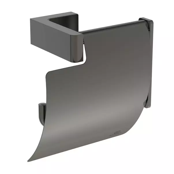 Accesorii toaleta - Suport hartie igienica Ideal Standard Atelier Conca cu protectie gri Magnetic Grey