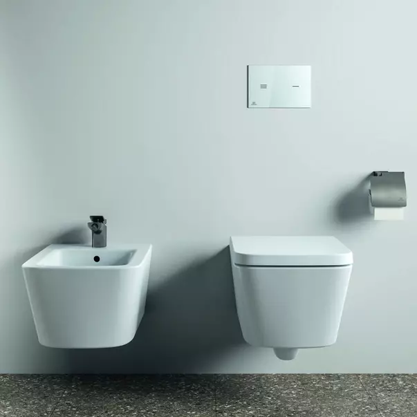 Suport hartie igienica Ideal Standard Atelier Conca cu protectie gri Magnetic Grey [3]