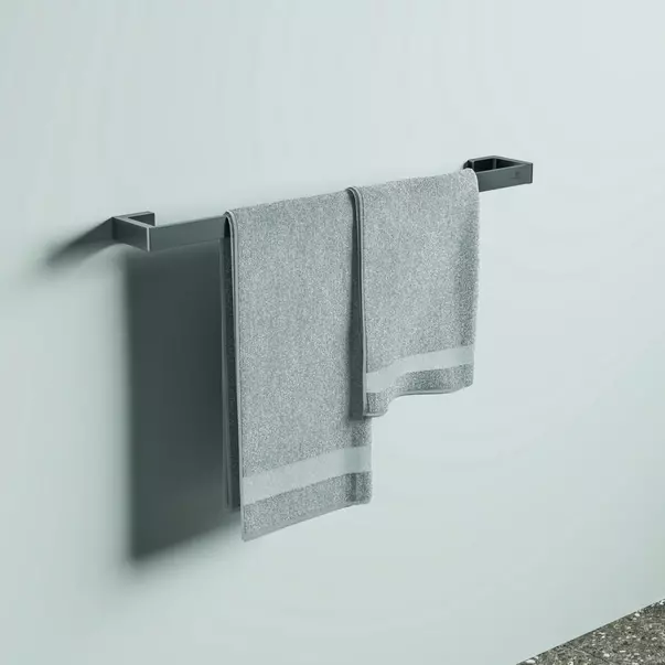 Cuiere si suporturi prosoape - Bara portprosop Ideal Standard Atelier Conca 60 cm gri Magnetic Grey