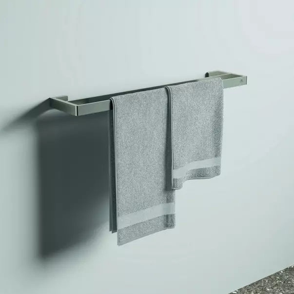 Bara dubla portprosop Ideal Standard Atelier Conca 60 cm argintiu Silver Storm [2]