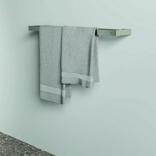 Bara dubla portprosop Ideal Standard Atelier Conca 60 cm argintiu Silver Storm [4]