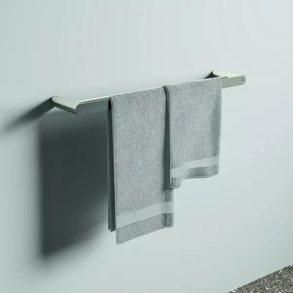 Cuiere si suporturi prosoape - Bara dubla portprosop Ideal Standard Atelier Conca argintiu Silver Storm 60 cm