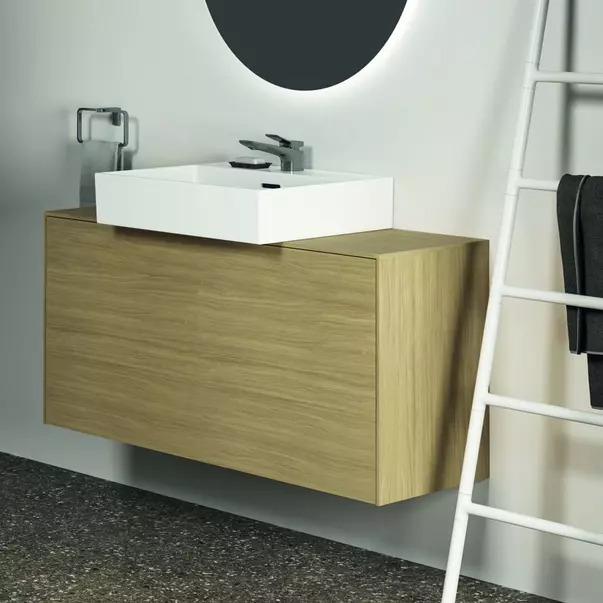 Inel portprosop dreptunghiular Ideal Standard Atelier Conca gri Magnetic Grey [4]