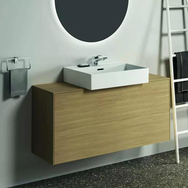 Cuiere si suporturi prosoape - Inel portprosop dreptunghiular Ideal Standard Atelier Conca crom lucios