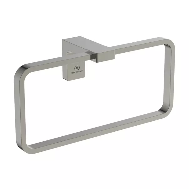 Cuiere si suporturi prosoape - Inel portprosop dreptunghiular Ideal Standard Atelier Conca argintiu Silver Storm