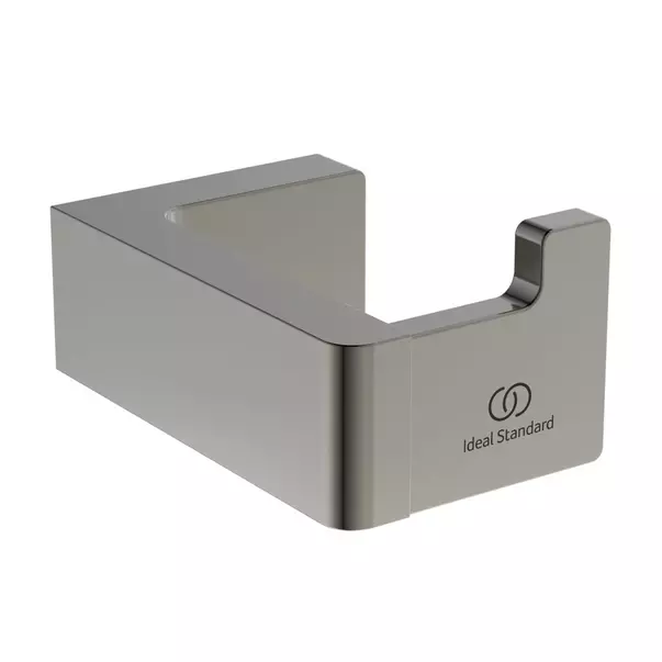 Cuiere si suporturi prosoape - Cuier patrat Ideal Standard Atelier Conca argintiu Silver Storm