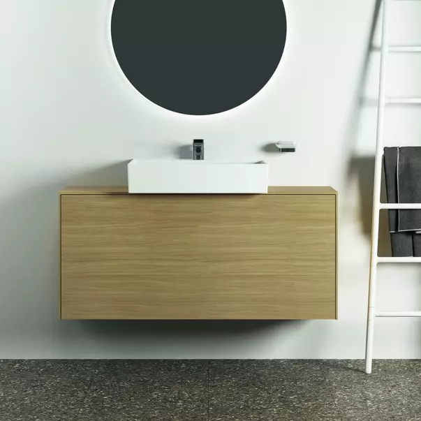 Accesorii lavoar - Savoniera Ideal Standard Atelier Conca design patrat gri Magnetic Grey