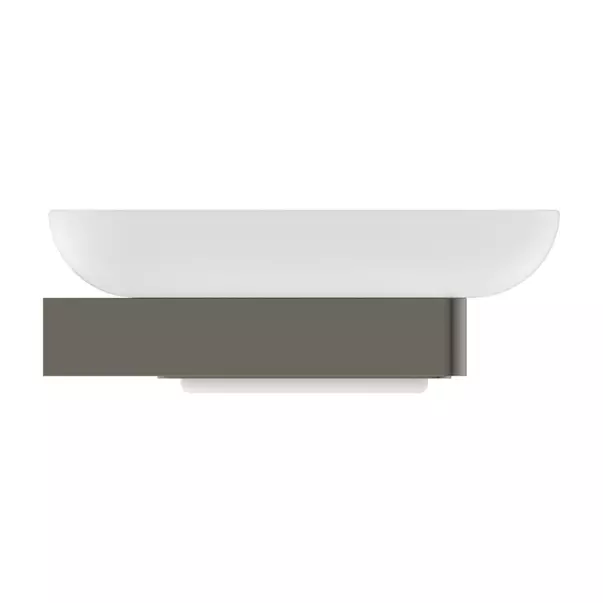 Savoniera Ideal Standard Atelier Conca design patrat gri Magnetic Grey [3]