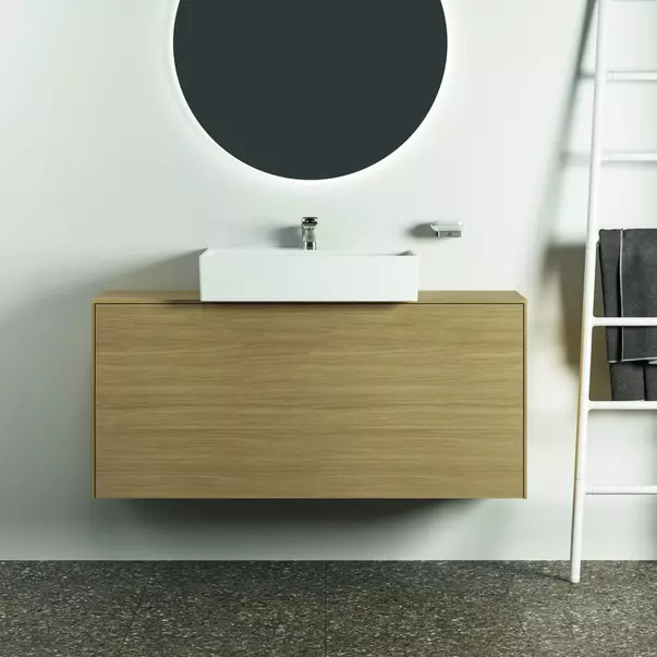 Savoniera Ideal Standard Atelier Conca design patrat argintiu Silver Storm [2]