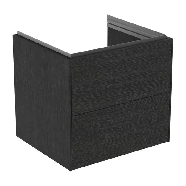 Dulap baza suspendat Ideal Standard Atelier Conca 2 sertare finisaj stejar inchis 60 cm [2]