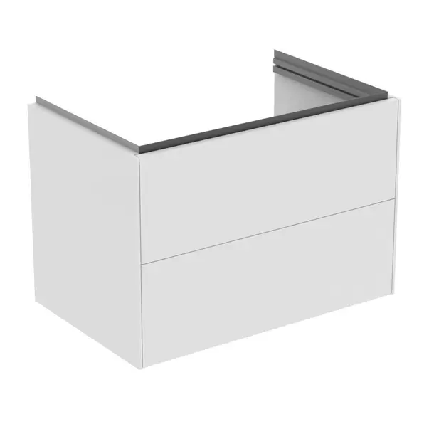 Dulap baza suspendat Ideal Standard Atelier Conca 2 sertare alb mat 80 cm [2]