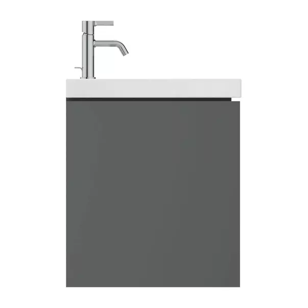 Dulap baza suspendat Ideal Standard Atelier Conca 2 sertare antracit mat 80 cm [6]