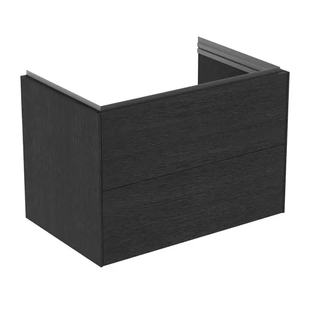 Dulap baza suspendat Ideal Standard Atelier Conca 2 sertare finisaj stejar inchis 80 cm [2]