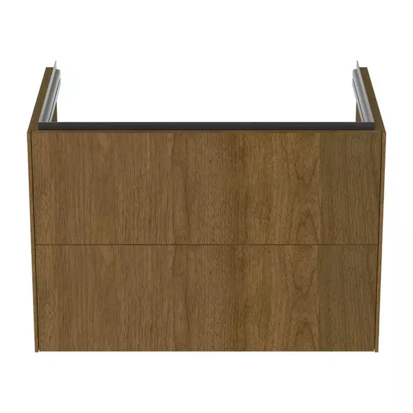 Dulap baza suspendat Ideal Standard Atelier Conca 2 sertare finisaj nuc inchis 80 cm [5]