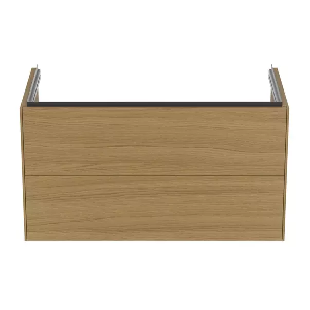 Dulap baza suspendat Ideal Standard Atelier Conca 2 sertare finisaj stejar deschis 100 cm [5]