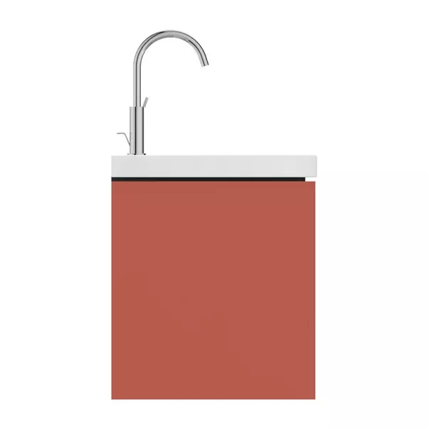 Dulap baza suspendat Ideal Standard Atelier Conca 2 sertare rosu - oranj 120 cm [6]
