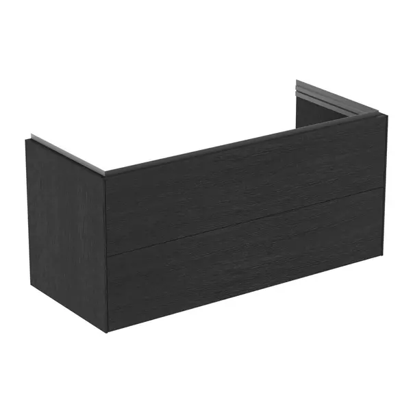 Mobilier Baie - Dulap baza suspendat Ideal Standard Atelier Conca 2 sertare finisaj stejar inchis 120 cm