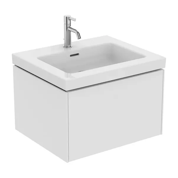 Dulap baza suspendat Ideal Standard Atelier Conca 1 sertar alb mat 60 cm [7]