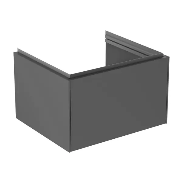 Mobilier Baie - Dulap baza suspendat Ideal Standard Atelier Conca 1 sertar antracit mat 60 cm
