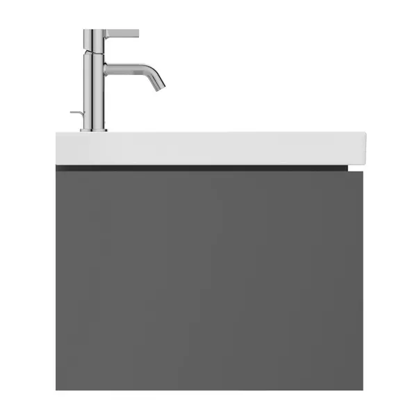 Dulap baza suspendat Ideal Standard Atelier Conca 1 sertar antracit mat 60 cm [6]